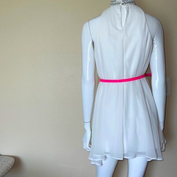 NWOT, Esmerald Sundae, white dress size S - Picture 3 of 4